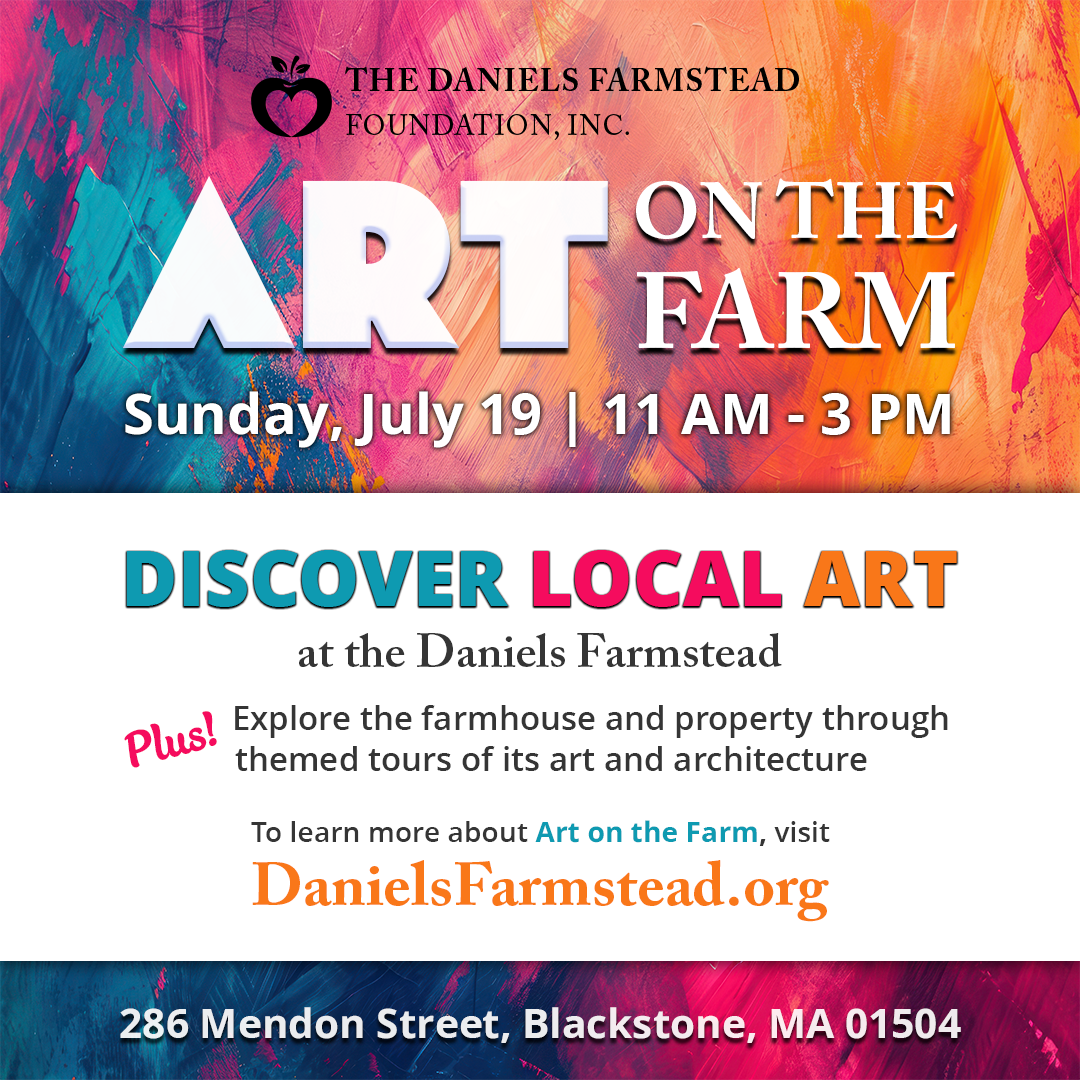 Art on the Farm on July 19 at the Daniels Farmstead