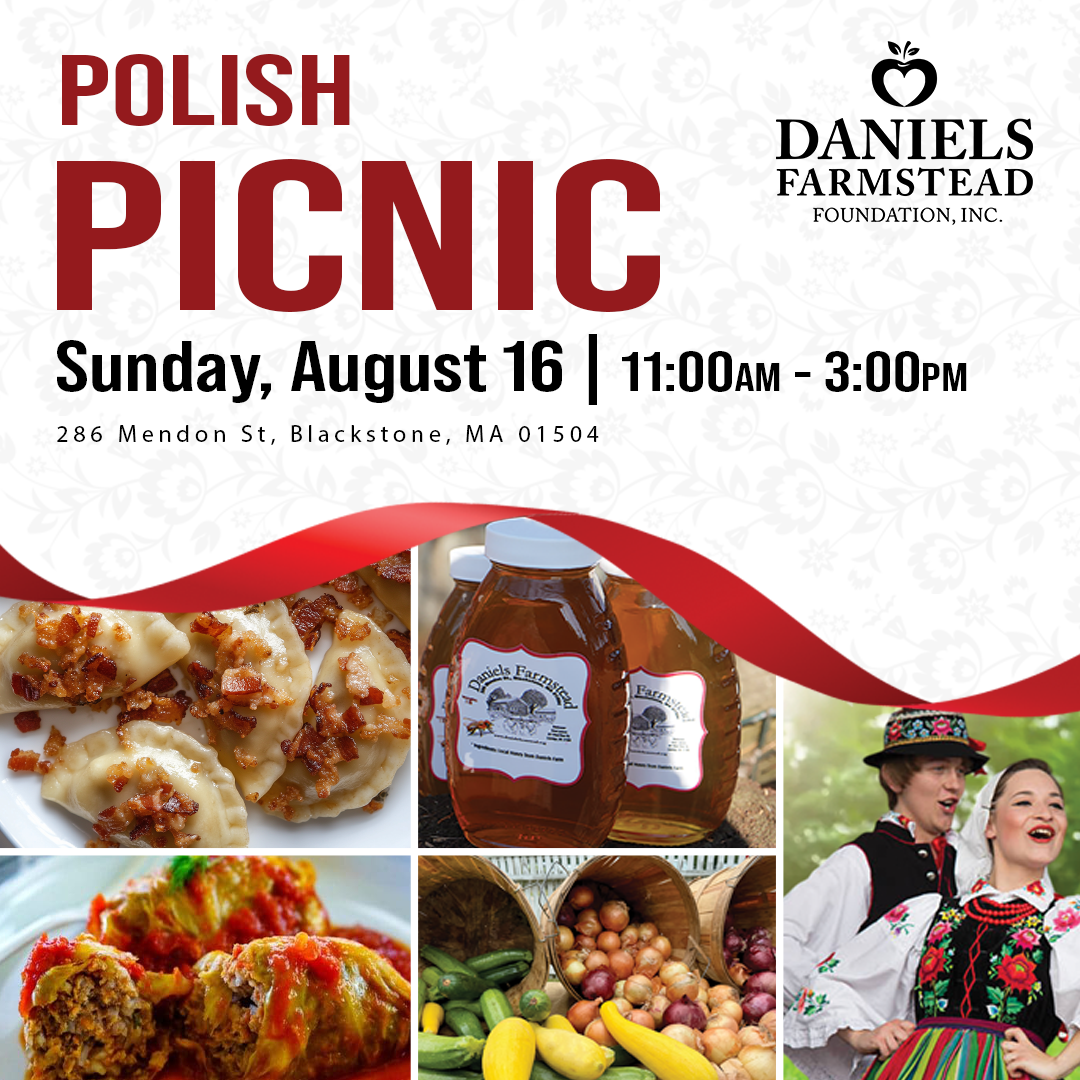 Polish Picnic on August 16, 2026 at the Daniels Farmstead