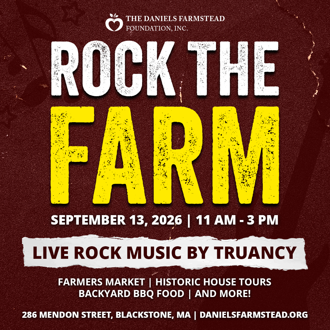Rock the Farm at the Daniels Farmstead, Sunday September 13 from 11 AM - 3 PM