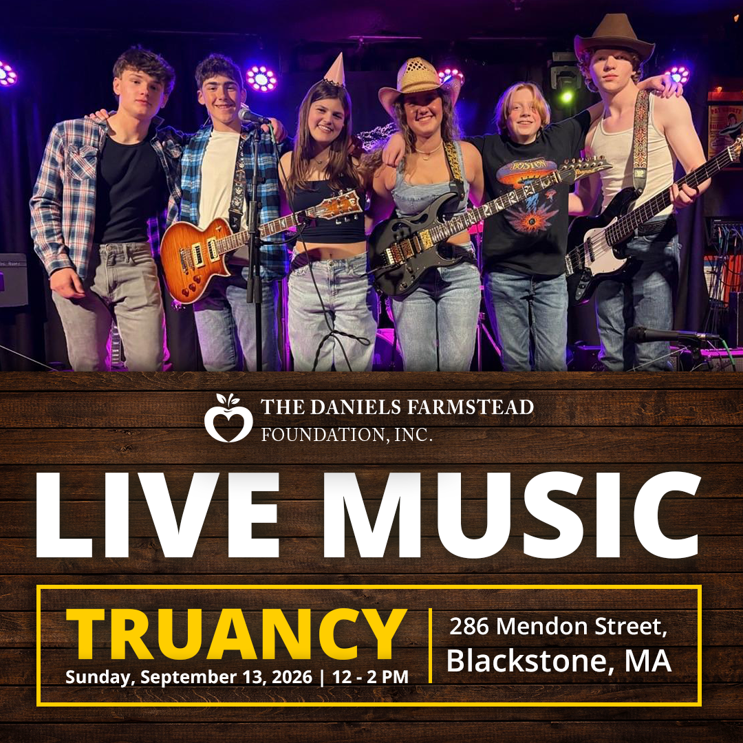 Live music by Truancy, at the Rock the Farm at the Daniels Farmstead on September 13
